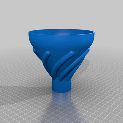 Phễu turbo DDL (remix) – tùy chỉnh dễ trên Fusion 360