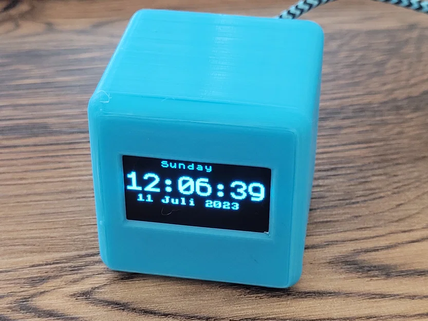 THE CUBE - vỏ (enclosure) cho màn hình OLED 1.3" - Image 1