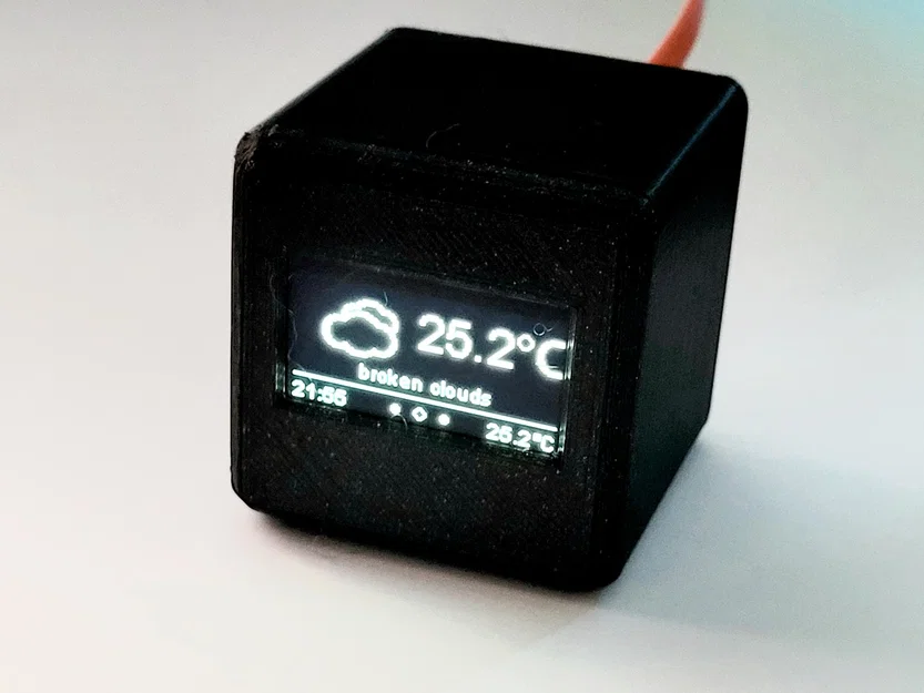 THE CUBE - vỏ (enclosure) cho màn hình OLED 1.3" - Image 2