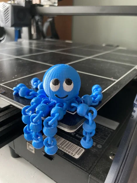 Chú Bạch Tuộc Mini Linh Hoạt - Đồ Chơi Fidget In 3D Đáng Yêu - Image 2