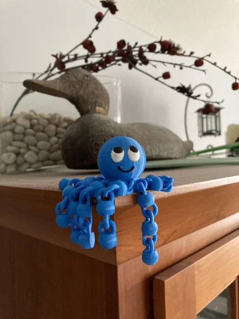 Chú Bạch Tuộc Mini Linh Hoạt - Đồ Chơi Fidget In 3D Đáng Yêu - Image 3