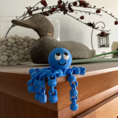 Chú Bạch Tuộc Mini Linh Hoạt - Đồ Chơi Fidget In 3D Đáng Yêu