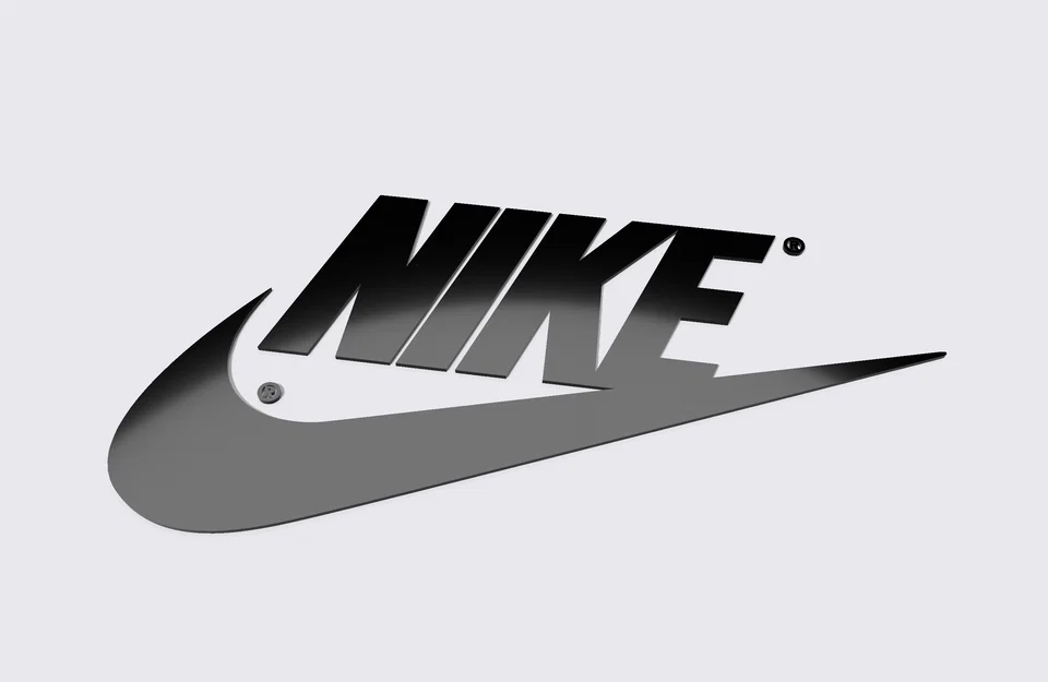 Mô hình logo Nike 3D thiết kế sắc nét cho dân mê thể thao - Image 1