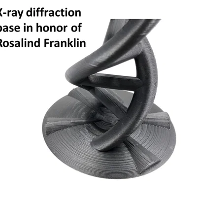 DNA xoắn kép với Nhiễu xạ tia X (Tri ân Rosalind Franklin)