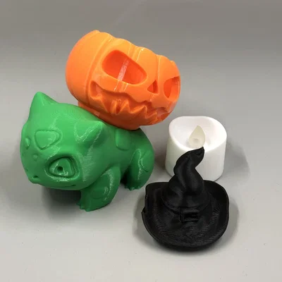 Bulbasaur Bí Ngô Đội Nón Phù Thủy
