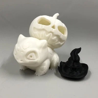 Bulbasaur Bí Ngô Đội Nón Phù Thủy