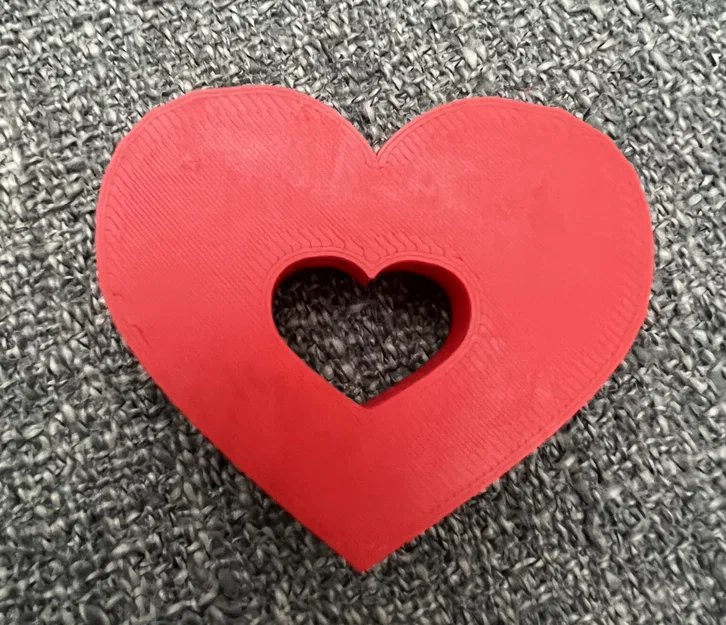 Mô hình 3D Ba Trái Tim Lồng Nhau (Valentines Day Three Hearts) - Image 3