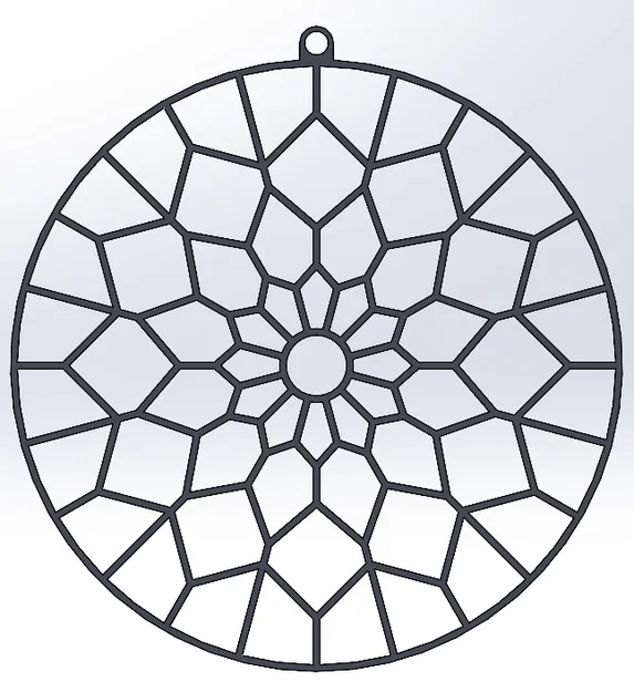Khung Flower Mandala Sun Catcher (DIY Resin) - Image 1