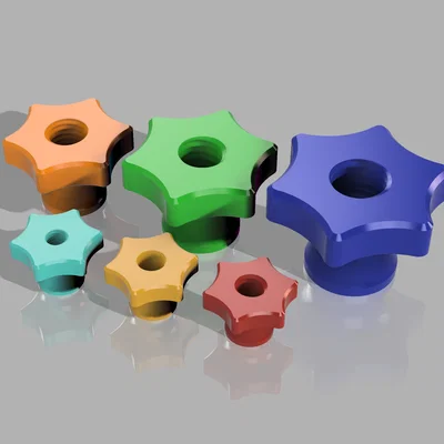 Bộ đầu vặn ốc (Thumb Screw) đa năng cho ren M4 đến M12