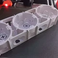 Hộp âm tường 3 ổ (Concealed installation triple box) cho khung rời - Thumbnail 1
