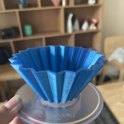 Phễu Lọc Cà Phê Origami Độc Đáo - Mẫu In 3D Sáng Tạo