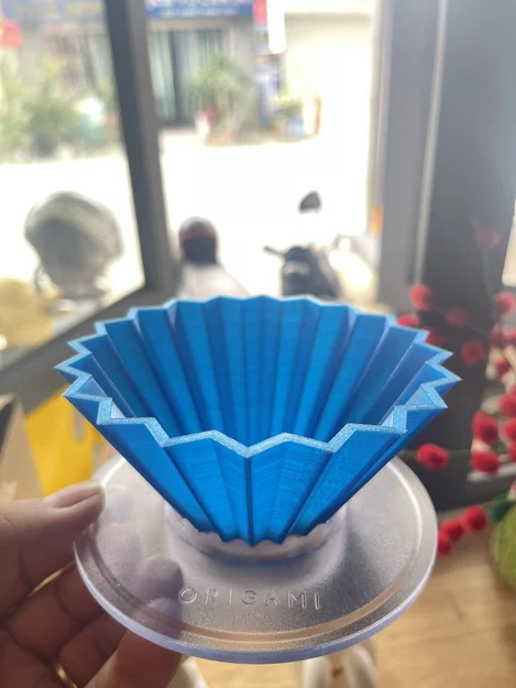 Phễu Lọc Cà Phê Origami Độc Đáo - Mẫu In 3D Sáng Tạo - Image 2