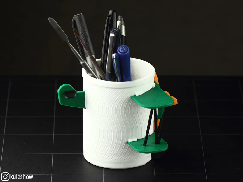 Cốc đựng bút hình máy bay độc đáo - Mô hình in 3D trang trí bàn học - Image 6