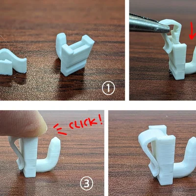 Kẹp giữ thẻ cho IKEA Skadis (Card Holder Clip)