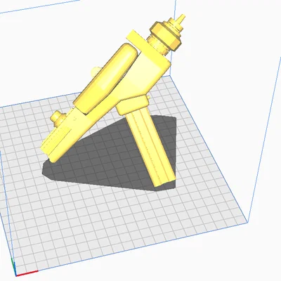 Mô hình 3D súng Phaser Type 2 từ Star Trek TOS