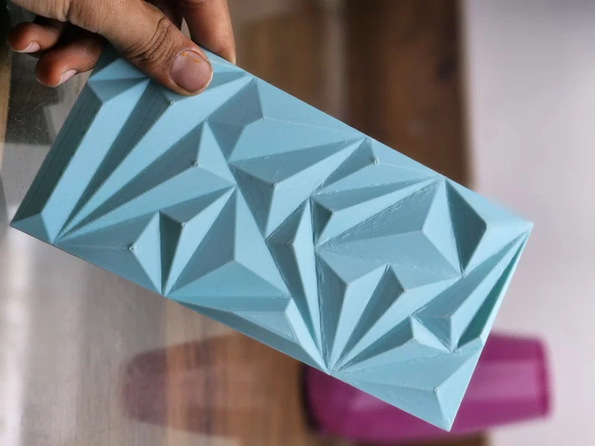 Tranh tường nghệ thuật hình học 3D độc đáo cho không gian sống - Image 4