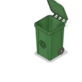 Thùng rác mini để bàn 3D - Mẫu thiết kế gọn gàng và tinh tế - Thumbnail 2