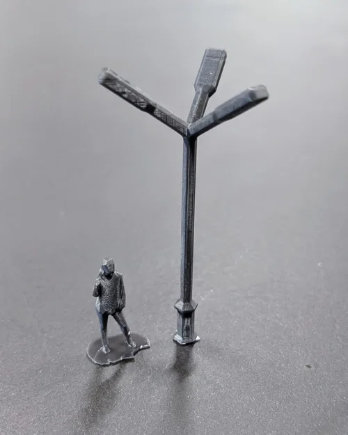 Bộ 5 Mẫu Cột Đèn Đường Low Poly Cho Sa Bàn Kiến Trúc - Image 1