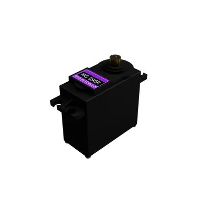 Mô hình 3D Servo MG996R của Lafvin - Hỗ trợ thiết kế robot chuyên nghiệp
