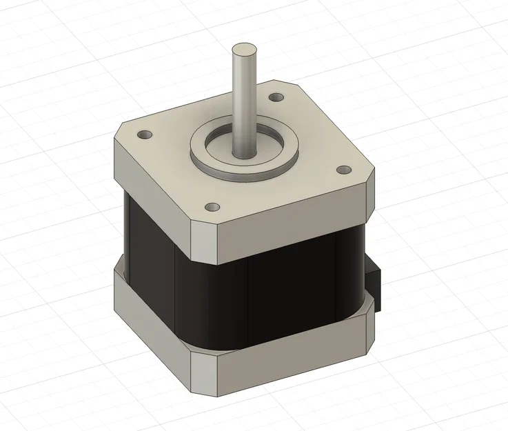 Mô hình động cơ bước NEMA 17 (NEMA 17 Motor Model) cho dự án 3D Printing - Image 1
