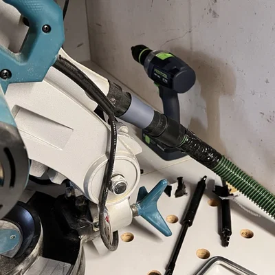 Khớp nối chuyển đổi ống hút bụi Festool 35mm sang Makita 38mm