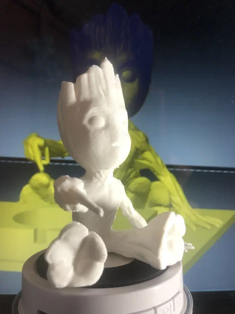 Mô hình Baby Groot giữ sạc Apple Watch in 3D cực đáng yêu - Image 2