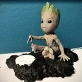 Đế sạc Apple Watch Baby Groot - Thumbnail 3