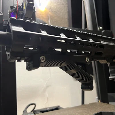 Tay cầm Angled Foregrip Airsoft thiết kế chắc chắn, dễ in 3D