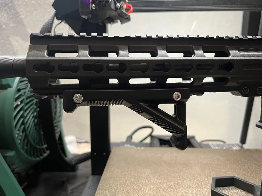 Tay cầm Angled Foregrip Airsoft thiết kế chắc chắn, dễ in 3D - Image 2