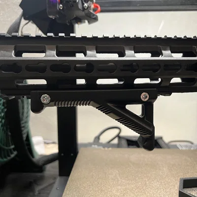 Tay cầm Angled Foregrip Airsoft thiết kế chắc chắn, dễ in 3D