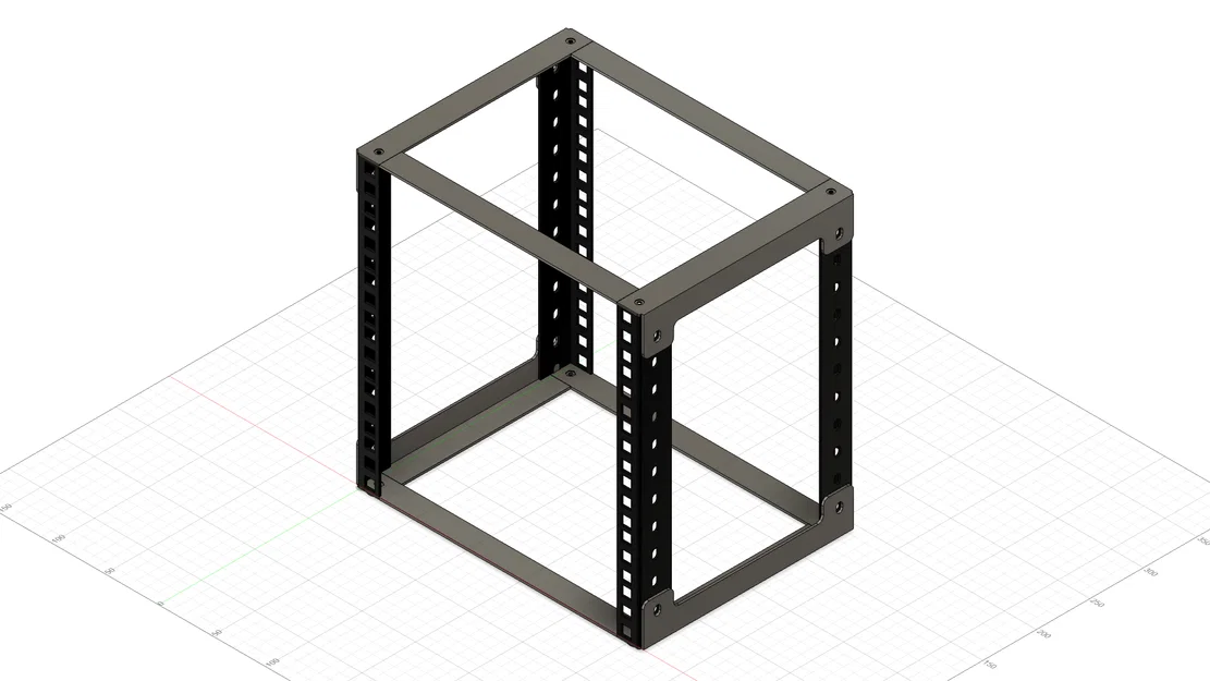 Rack Server/Network 10" dùng Adam Hall Rail (Rail-Based) - Image 2