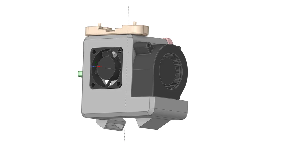Ender 6 - Ống gió 4020 Part Cooling gắn nam châm (11 min Benchy) - Image 1