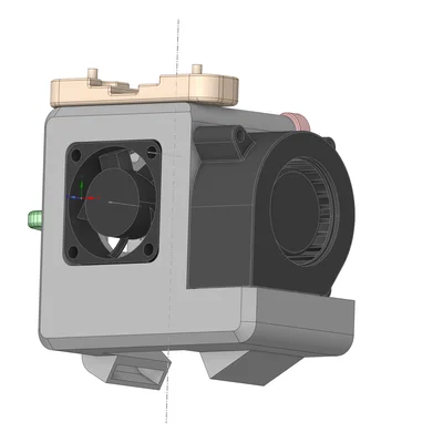 Ender 6 - Ống gió 4020 Part Cooling gắn nam châm (11 min Benchy)