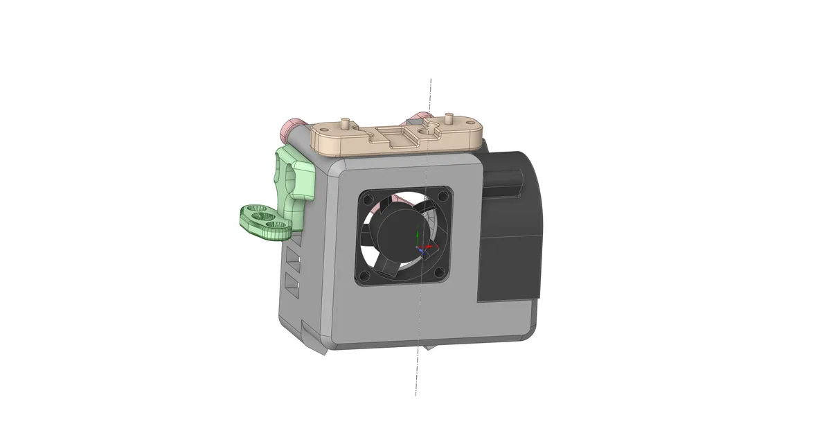 Ender 6 - Ống gió 4020 Part Cooling gắn nam châm (11 min Benchy) - Image 3