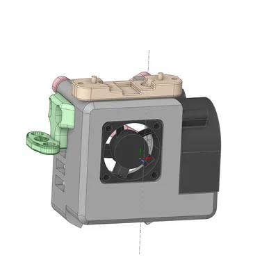 Ender 6 - Ống gió 4020 Part Cooling gắn nam châm (11 min Benchy)