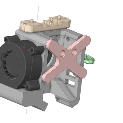 Ender 6 - Ống gió 4020 Part Cooling gắn nam châm (11 min Benchy)
