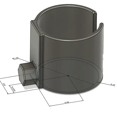 Giá treo bình xịt 38mm cho hệ thống Honeycomb Storage Wall HSW