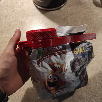 Kẹp Miệng Túi Cỡ Lớn Có Nắp Vặn (Big Bag Clip with screw on cap)