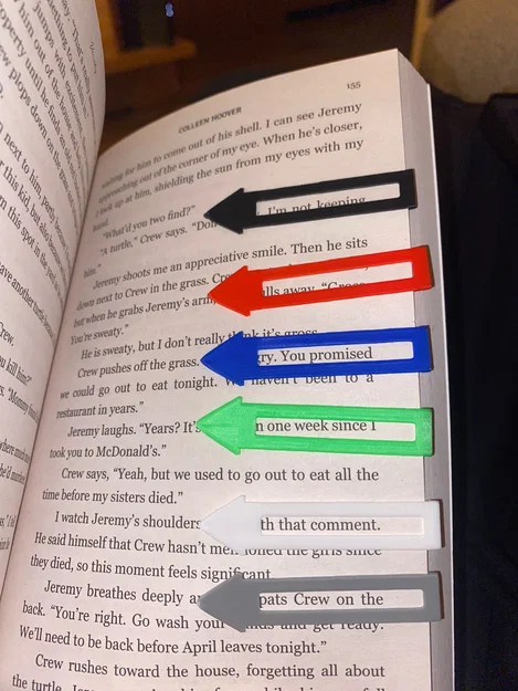 Mẫu in 3D kẹp sách hình mũi tên (Arrow Bookmark) tiện lợi cho độc giả - Image 1