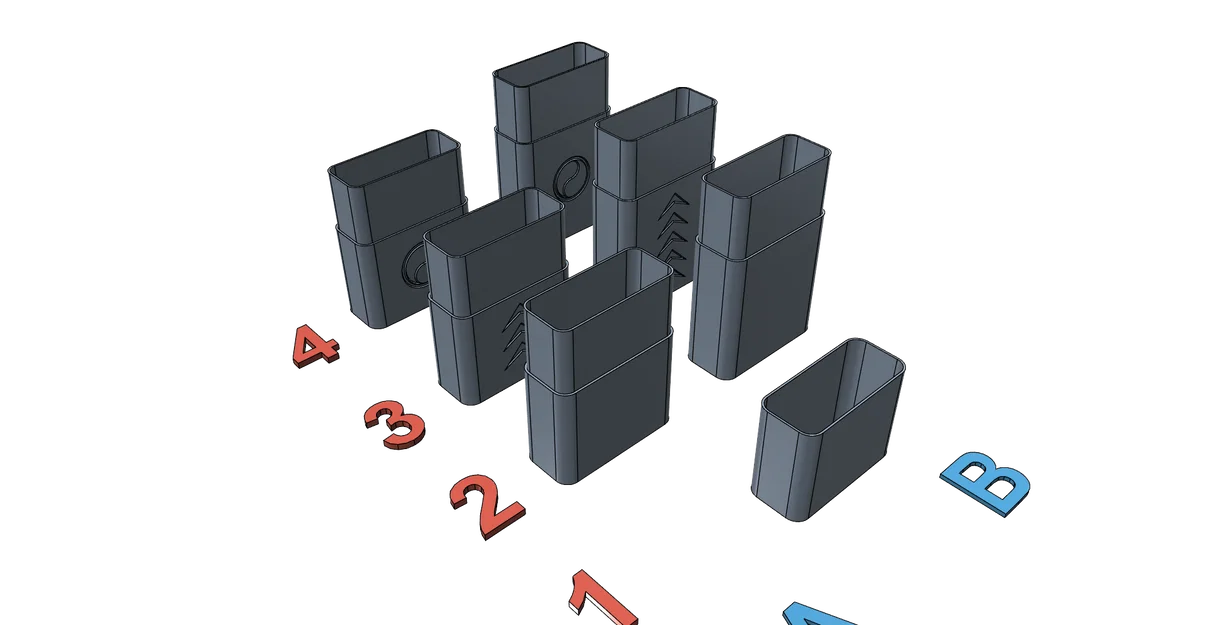 Hộp đựng thuốc lá (Cigarette Box/Cigarette Case) dễ in - Image 1