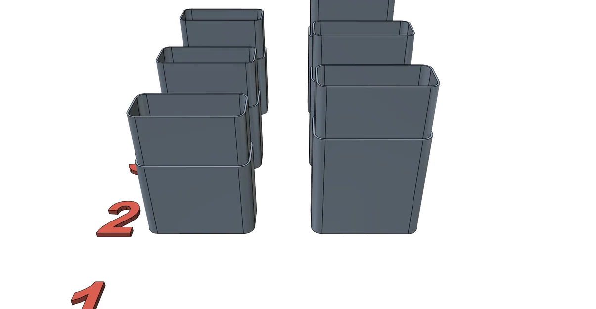 Hộp đựng thuốc lá (Cigarette Box/Cigarette Case) dễ in - Image 5