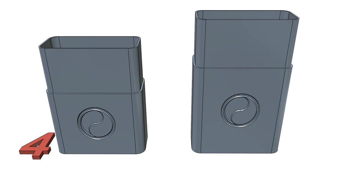 Hộp đựng thuốc lá (Cigarette Box/Cigarette Case) dễ in - Image 7