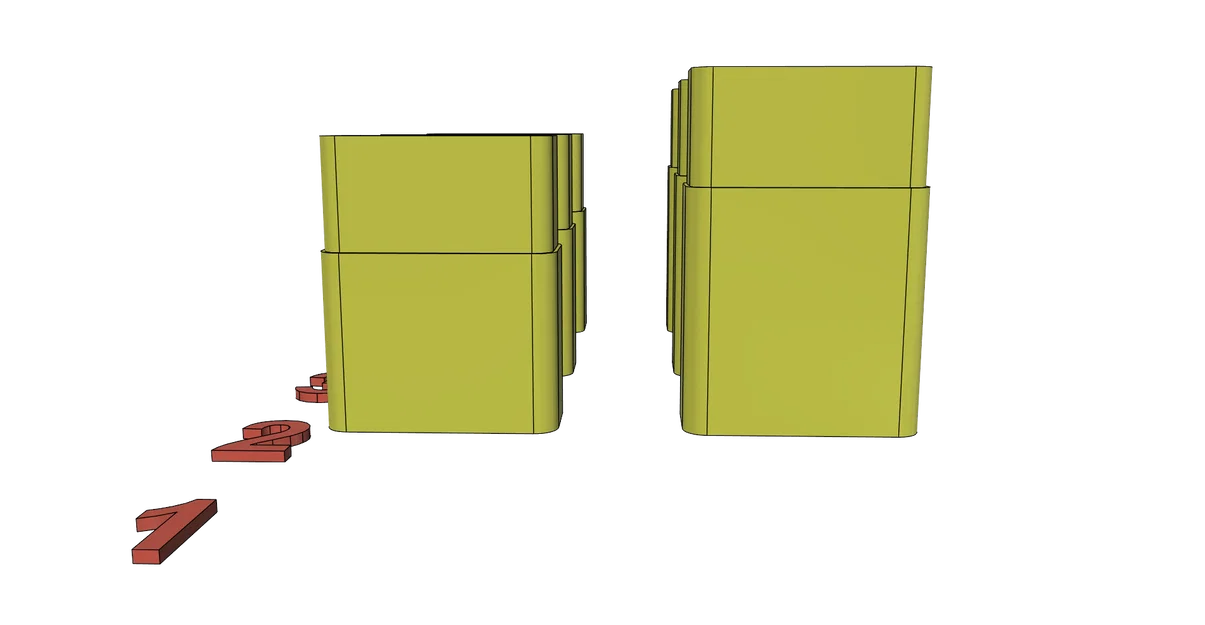 Hộp đựng thuốc lá (Cigarette Box/Cigarette Case) dễ in - Image 11