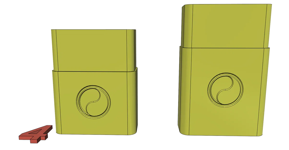 Hộp đựng thuốc lá (Cigarette Box/Cigarette Case) dễ in - Image 13