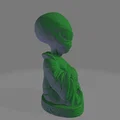 Mô hình Alien Buddah độc đáo trang trí bàn làm việc cực chất - Thumbnail 2