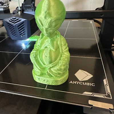 Mô hình Alien Buddah độc đáo trang trí bàn làm việc cực chất