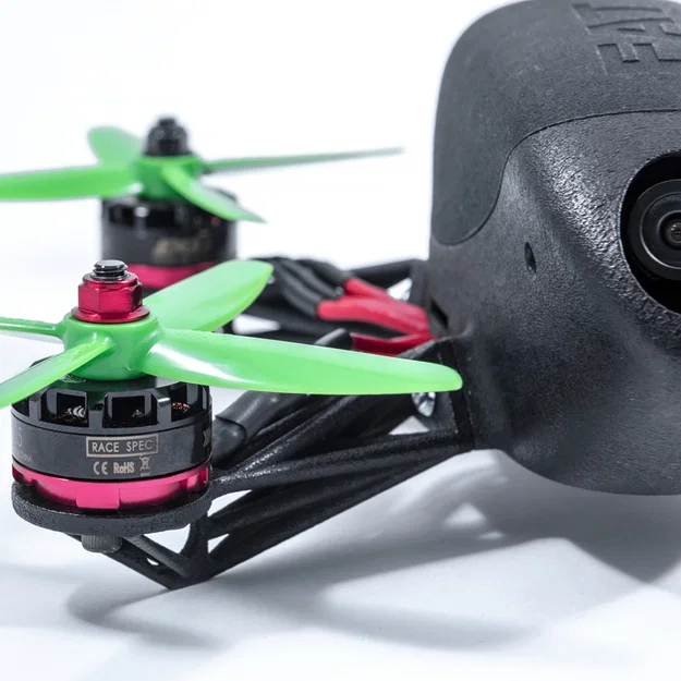 FPV Racing Drone – Khung drone đua FPV in 3D (SLS) - Image 9
