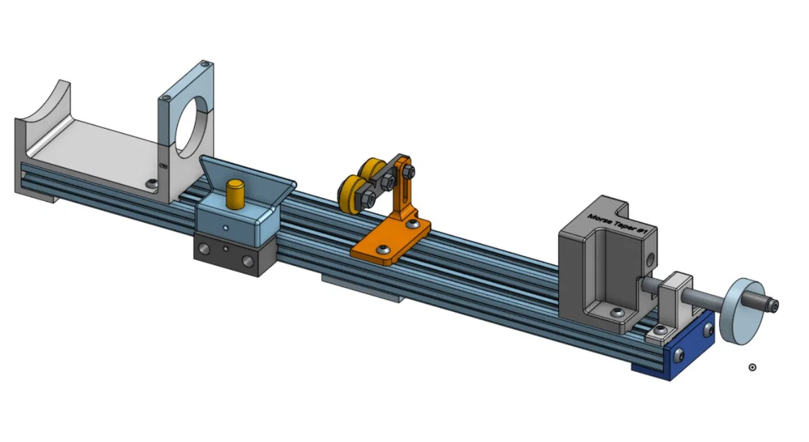 Drill Lathe – Máy tiện mini chạy bằng máy khoan - Image 3