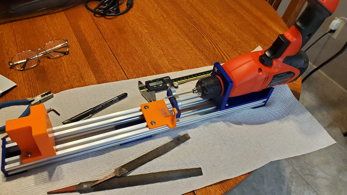 Drill Lathe – Máy tiện mini chạy bằng máy khoan - Image 4