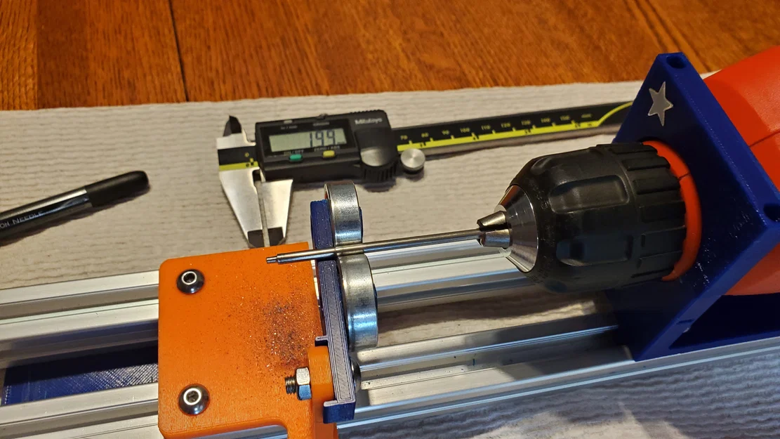 Drill Lathe – Máy tiện mini chạy bằng máy khoan - Image 5